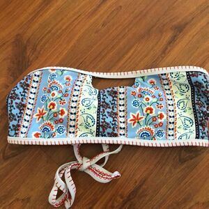 Zaful Colorful bohemian style bandeau top printed paisley size S